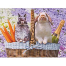 LEANIN TREE GREETING CARD BUNNIES